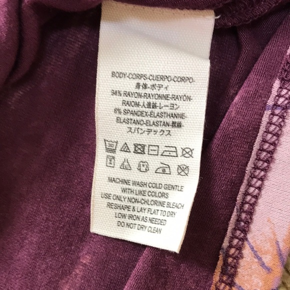 NWT! FREE PEOPLE Size S wine off shoulder top - Picture 5 of 8